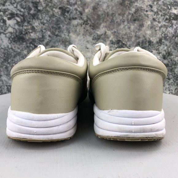Propet Women's Size 10 AA (N) Washable Walker Tan White Lace-Up Sneakers Shoes - Picture 4 of 12